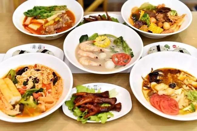 青蔬麻辣烫美食